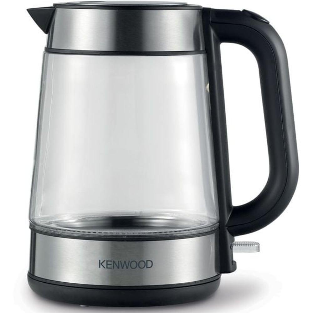 Kenwood Glass Kettle 1.7L Electric Kettle 2200W With Auto Shut-Off & Removable Mesh Filter ZJG08.000Cl - фото 1 - id-p115510674