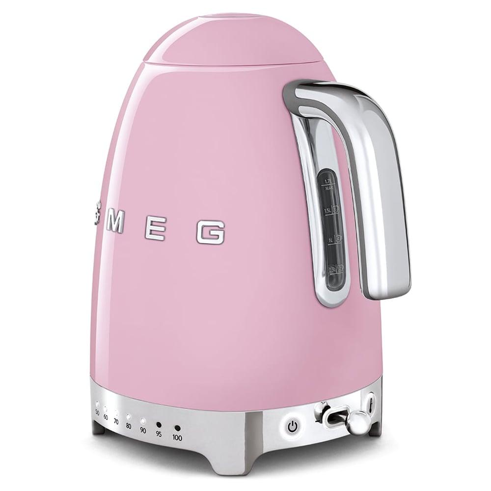 Smeg Kettle 1.7 Litres Variable Temperature Pink KLF04PKUK - фото 3 - id-p115510696