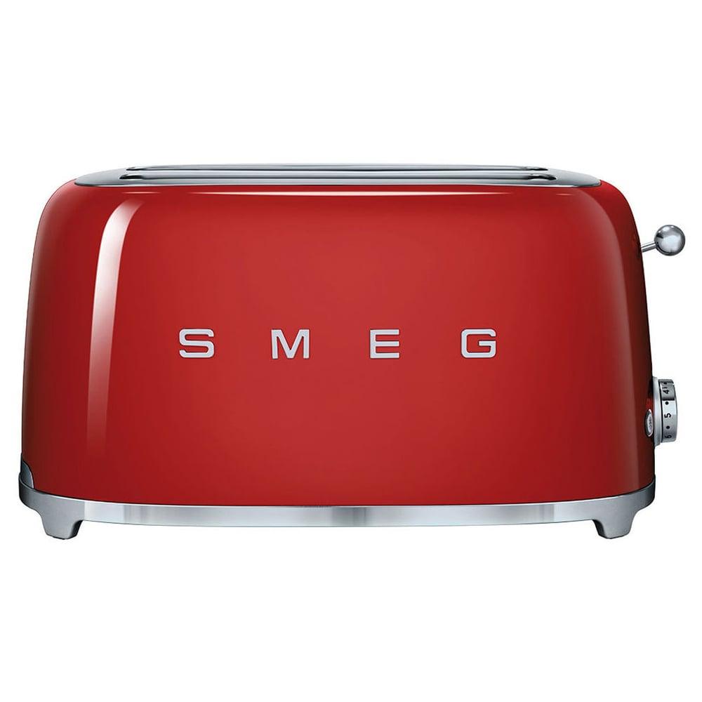 Smeg Toaster 4 Slice Red TSF02RDUK - фото 1 - id-p115510709