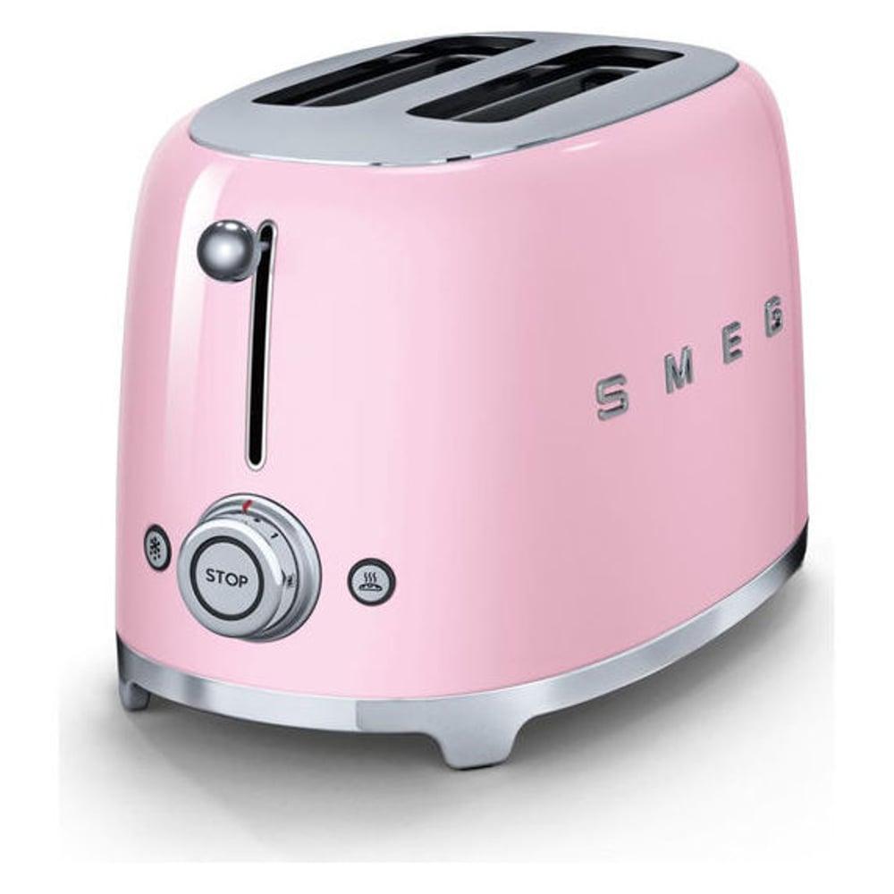 Smeg Toaster 2 Slice Pink TSF01PKUK - фото 2 - id-p115510716