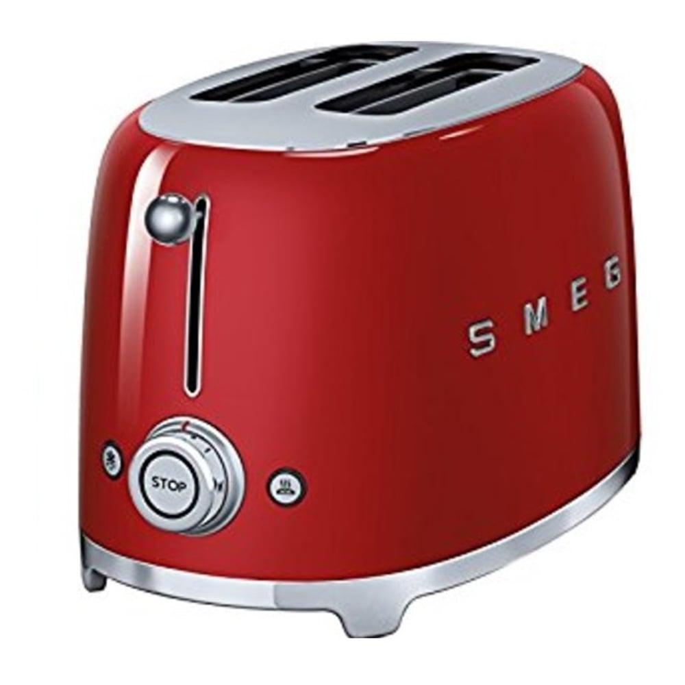 Smeg Toaster 2 Slice Red TSF01RDUK - фото 4 - id-p115510720