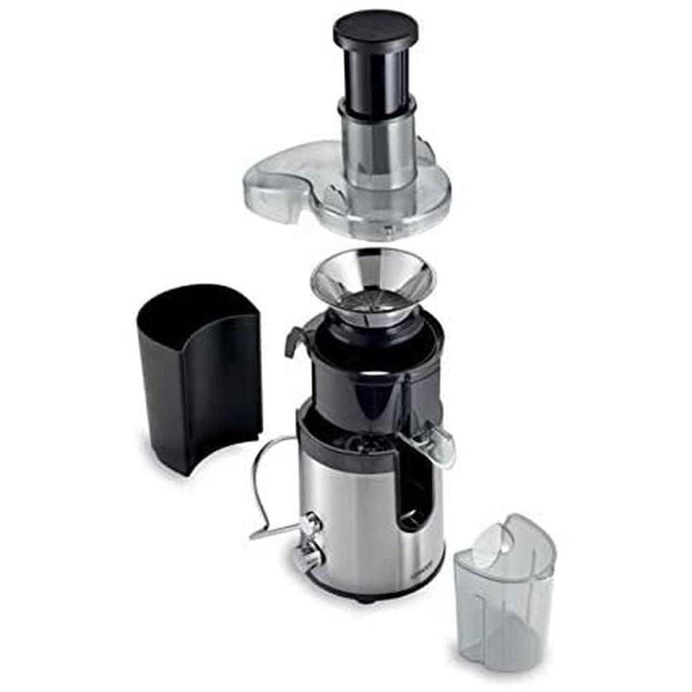 Kenwood Juicer 300W Stainless Steel Juice Extractor with 65mm Wide Feed Tube, 2 Speed, JEM01.000BK - фото 3 - id-p115510804