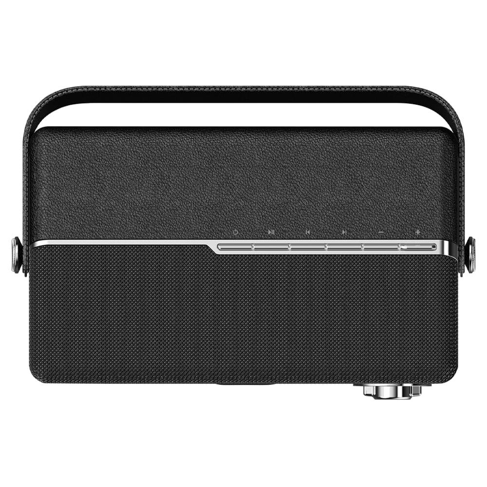 Evvoli Portable Wireless Retro Bluetooth Speaker With 50W Heavy Bass Speaker - EVAUD-RB51B, Black - фото 2 - id-p115510953