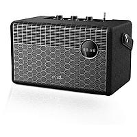 Evvoli Portable Wireless Retro Bluetooth Speaker With 50W Heavy Bass Speaker for Home, Outdoor, Office and