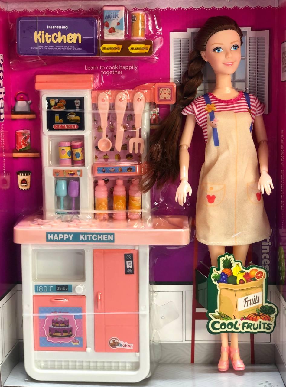 Комплект кукла с кухней 7013 вид 1 23,5*32,4*6 см - фото 7 - id-p114282077