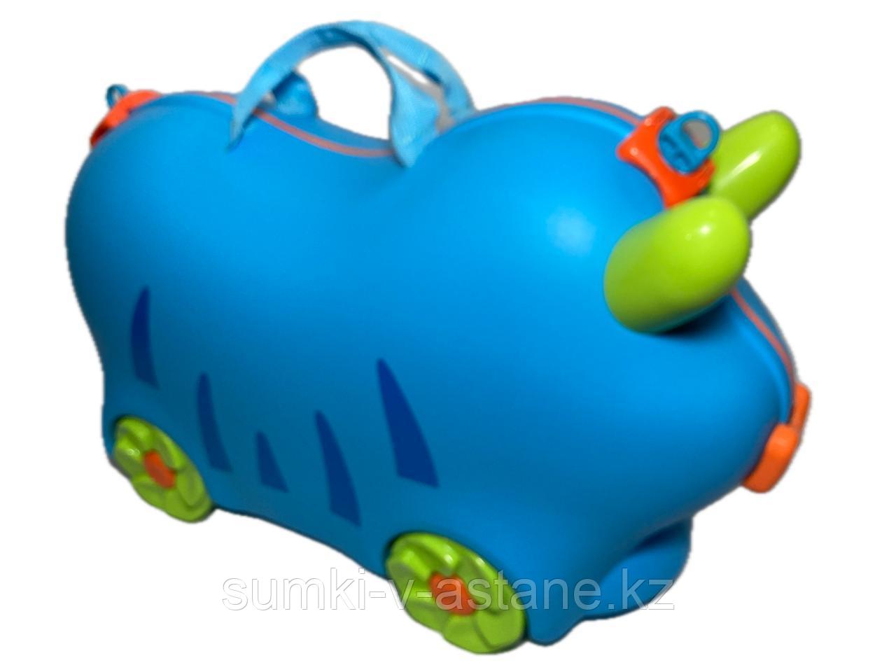 Детский пластиковый чемодан "Trunki" для детей с 3-х до 6-и лет (высота 32 см, ширина 52 см, глубина 21 см)