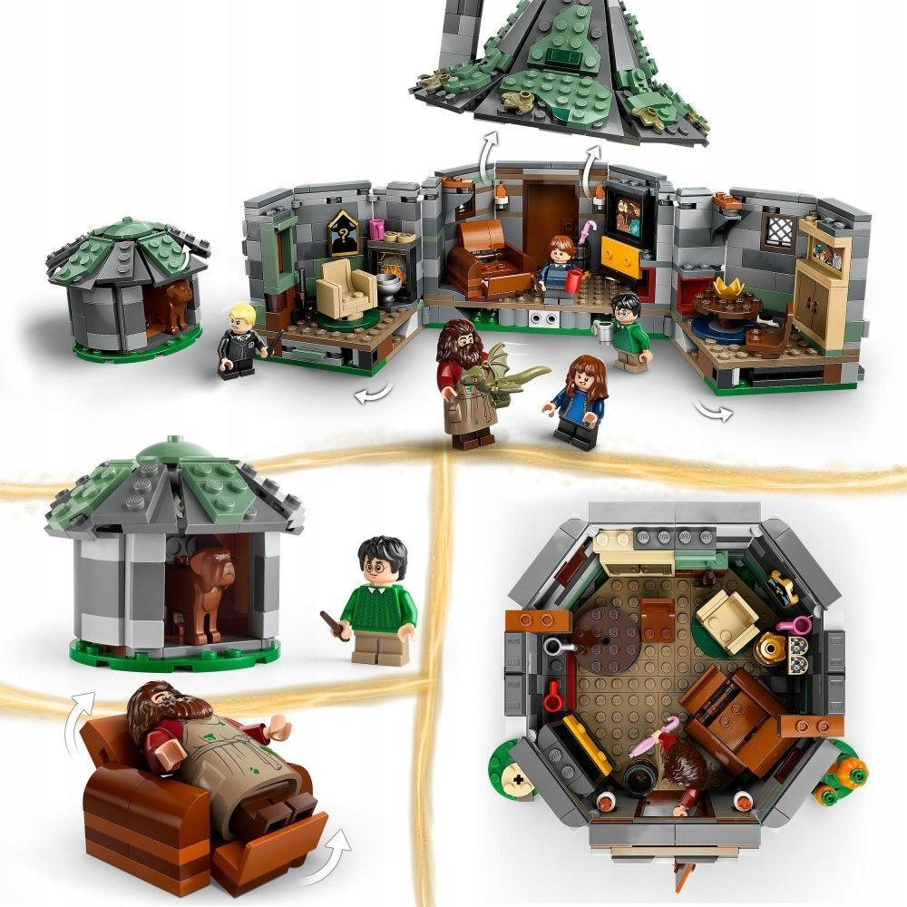 Лего Гарри Поттер Хижина Хагрида: неожиданный визит Lego - фото 3 - id-p115512155