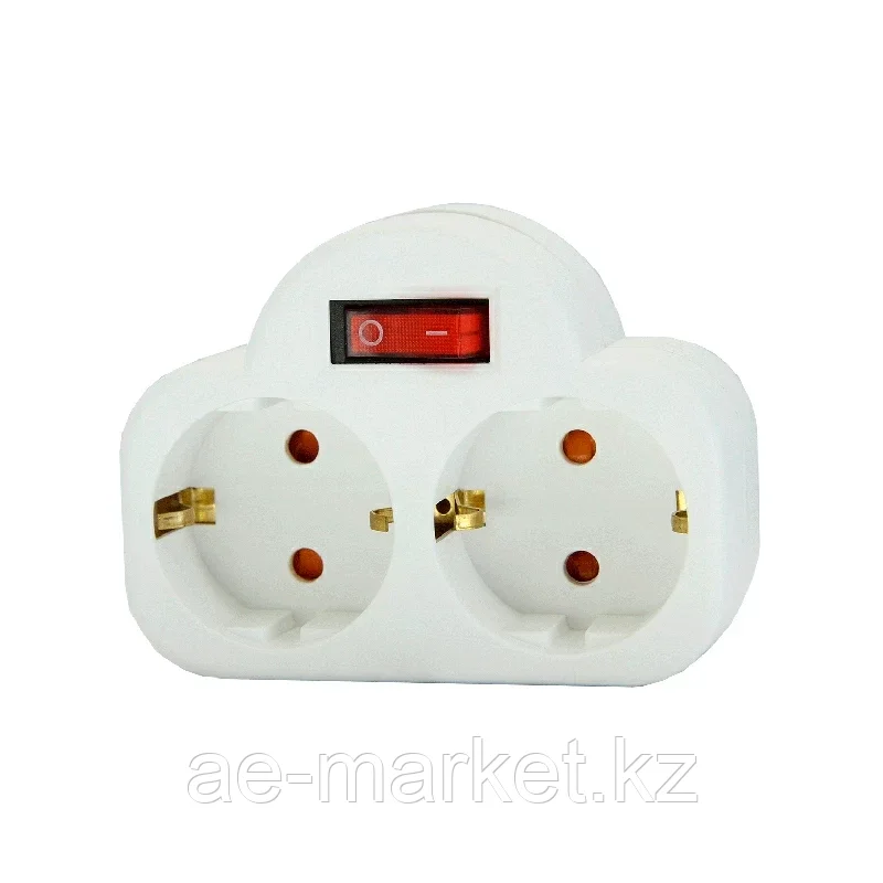 Переходник двойной с выкл. с з/к 16А UNIT (10/200): продажа, цена в ...