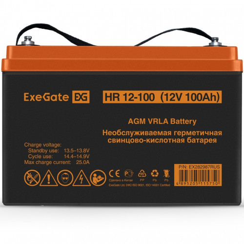 ExeGate HR 12-100 сменные аккумуляторы акб для ибп (EX282987RUS) - фото 2 - id-p115513998