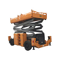 Самоходный ножничный подъемник (дизельный двигатель)