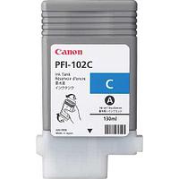 Картридж Canon PFI-102C голубой для LP17 iPF510/605/610/650/655/710/750/755/760/765