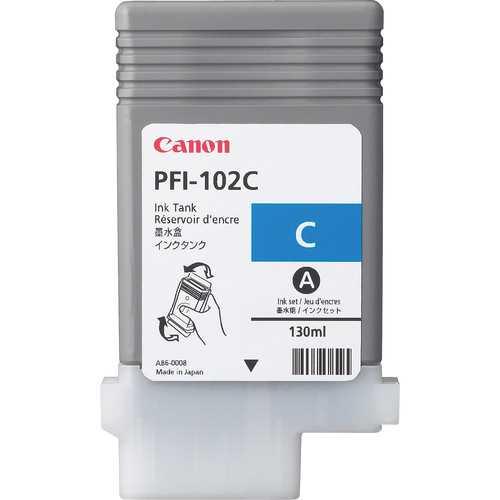 Картридж Canon PFI-102C голубой для LP17 iPF510/605/610/650/655/710/750/755/760/765 - фото 1 - id-p115515060