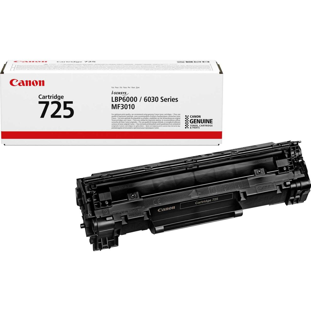 Картридж лазерный Canon CRG 725 черный для Canon LBP6000/LBP6020/LBP6020B/LBP6030/LBP6030B/LBP6030w/MF3010 - фото 1 - id-p115515430