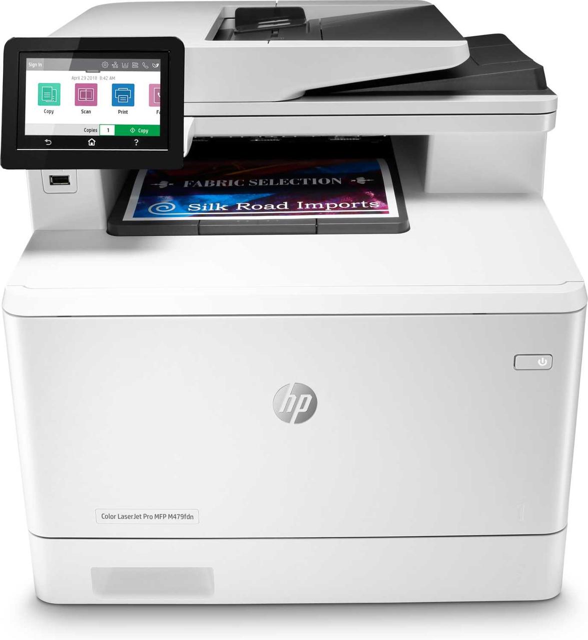 МФУ HP W1A79A Color LaserJet Pro MFP M479fdn Prntr (A4) , Printer/Scanner/Copier/Fax/ADF, 600 dpi, 27 ppm, 512 - фото 1 - id-p115515460