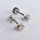Серьги из серебра фианит Вознесенский 12-0078, фото 2