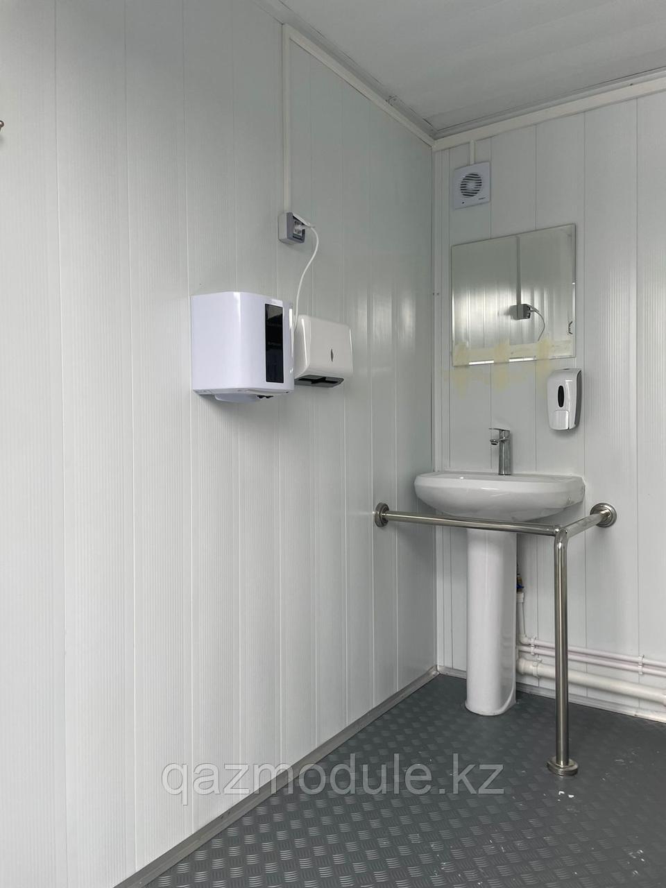 Модульный санитарный гигиенический узел городского типа на 2 унитаза - фото 4 - id-p115520492
