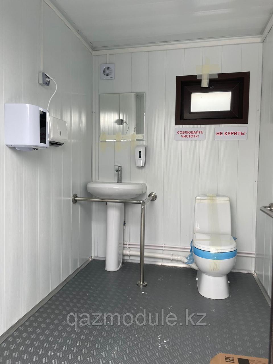Модульный санитарный гигиенический узел городского типа на 2 унитаза - фото 6 - id-p115520492