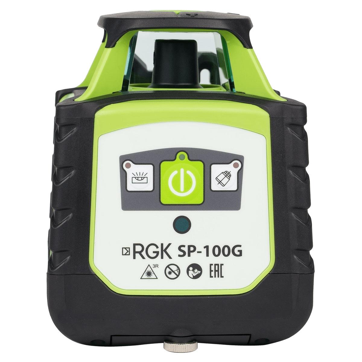 Ротационный нивелир RGK SP-100G, зеленый луч - фото 1 - id-p115520563