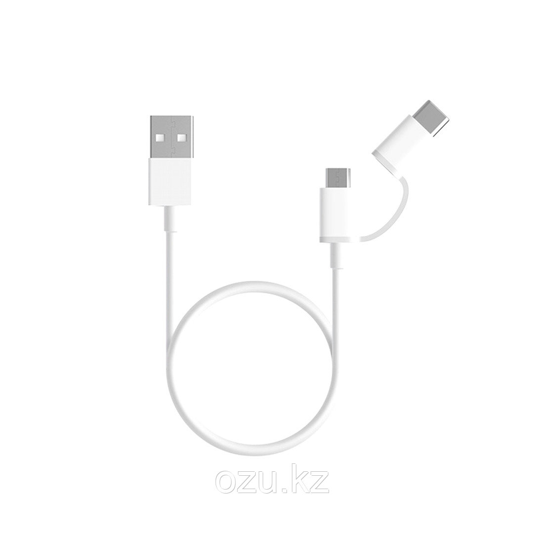 Интерфейсный кабель Xiaomi 30cm MICRO USB and Type-C Белый, фото 1