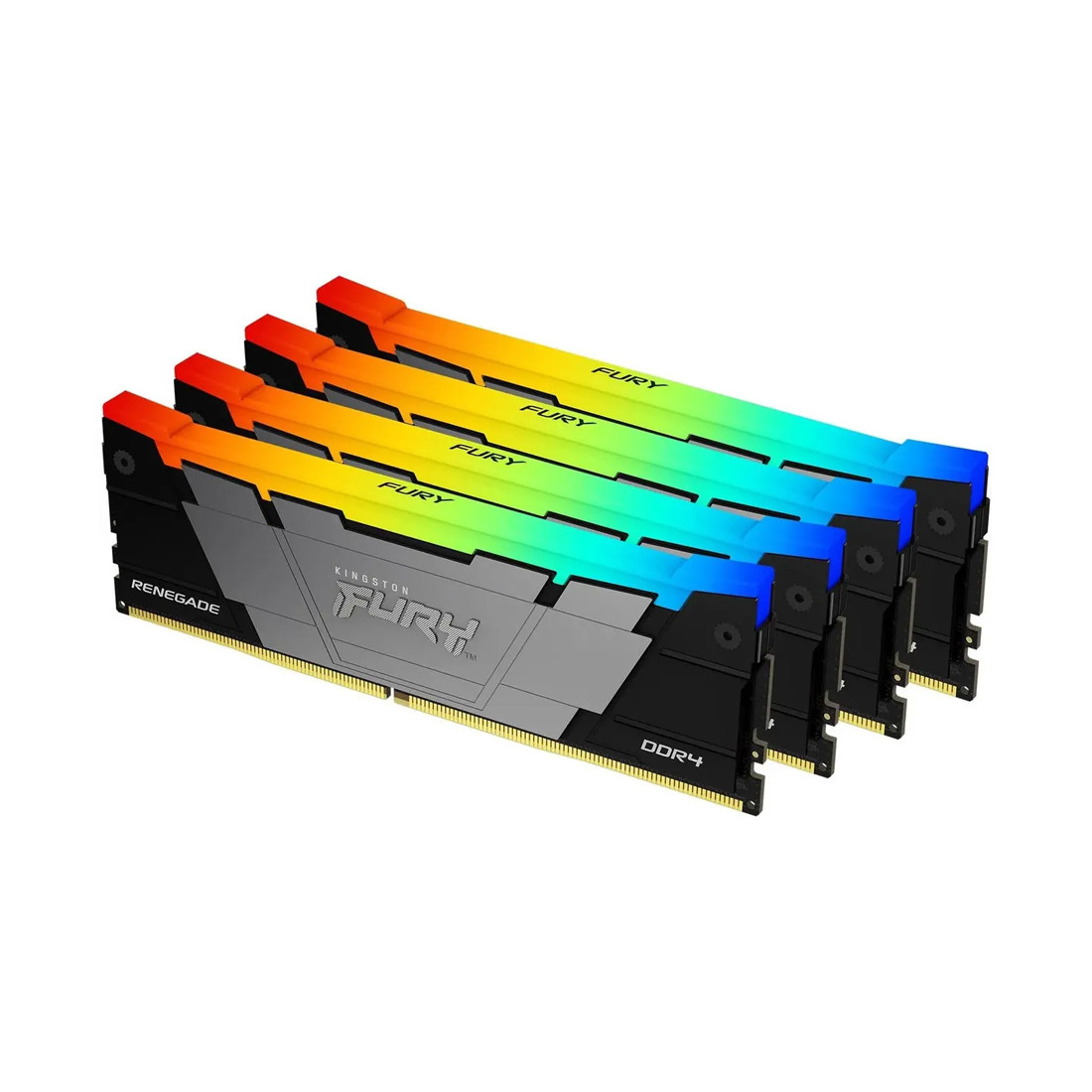 Комплект модулей памяти Kingston FURY Renegade RGB KF436C18RB2AK4/128 DDR4 128GB (Kit 4x32GB) 3600 - фото 1 - id-p115521918