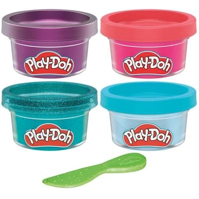 Мини Набор Play-Doh для лепки из4-х баночек, в ассорт.