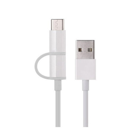 Интерфейсный кабель Xiaomi 100cm MICRO USB and Type-C Белый, фото 1