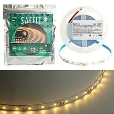 SST01 SAFFIT 60SMD (2835)/m 6Вт/м 12V 5000*8*1.22мм 3000K, IP20
