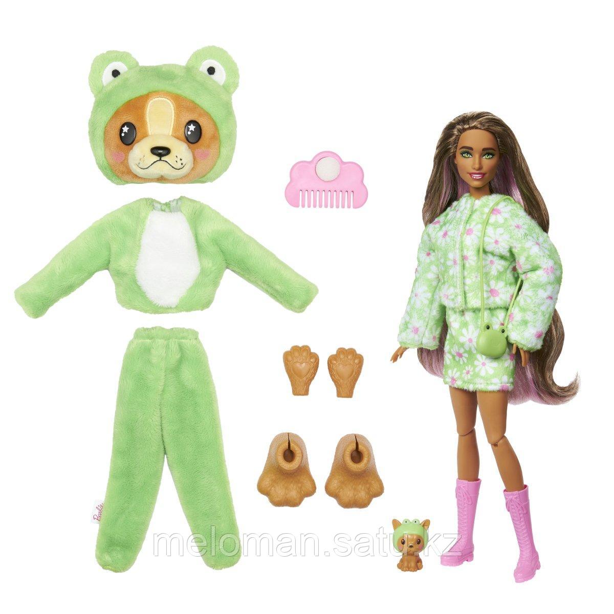 Barbie: Cutie Reveal. Игровой набор Собака в Лягушке - фото 4 - id-p115523511