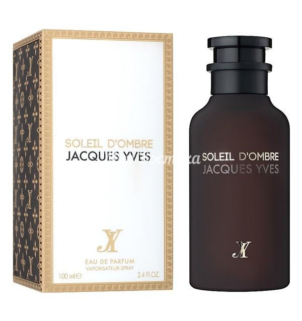 Парфюмерная вода Soleil D'Ombre Jacques Yves от Fragrance World (схож с Ombre Nomade от Louis Vuitton, 100 мл)