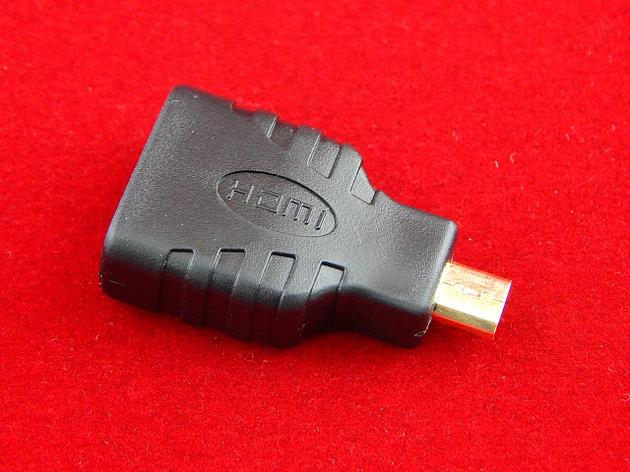 Переходник  штекер micro HDMI - гнездо HDMI (тип D), фото 2