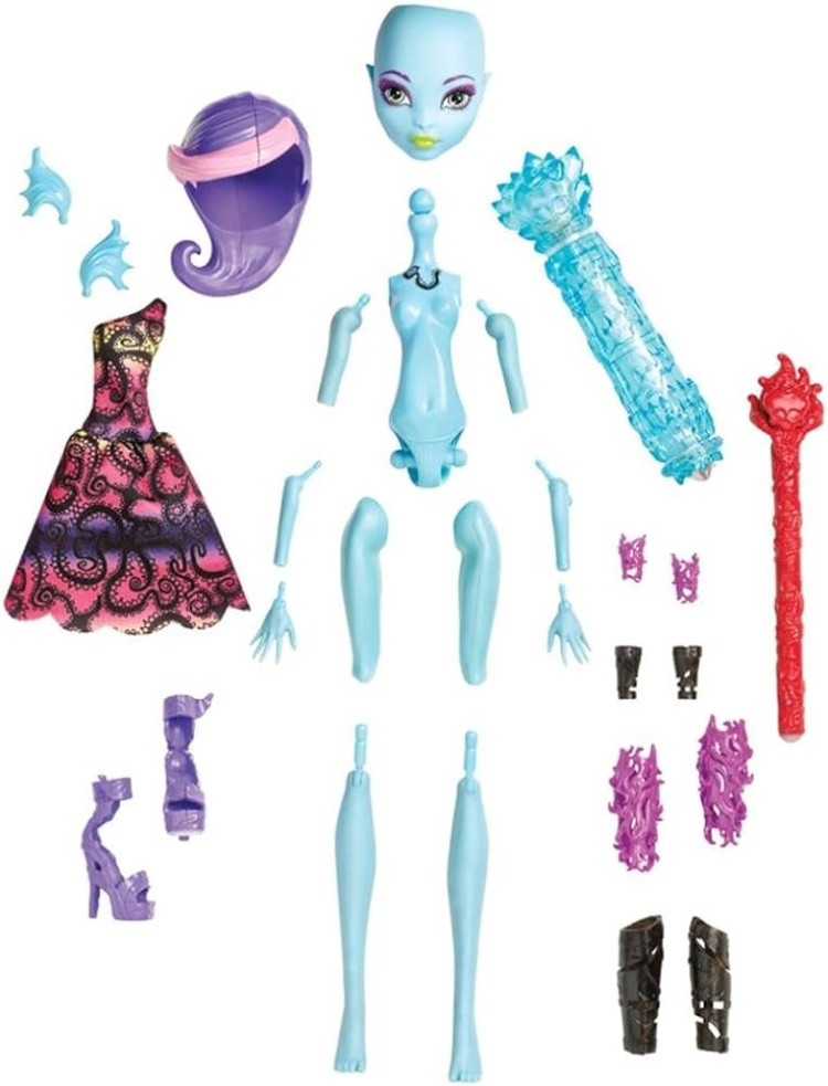 Кукла конструктор 'Морской монстр', из серии 'Создай Монстра Monster High