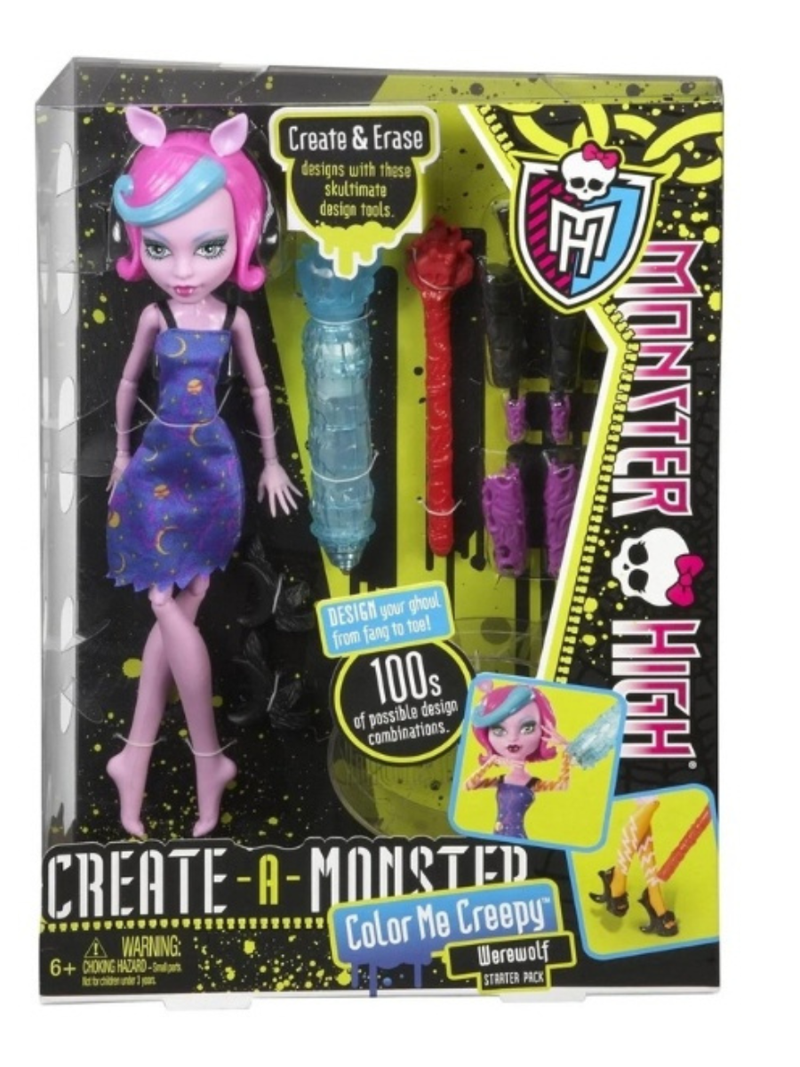 Кукла Monster High Покрась меня жутко Оборотень 27 см - фото 1 - id-p115575343