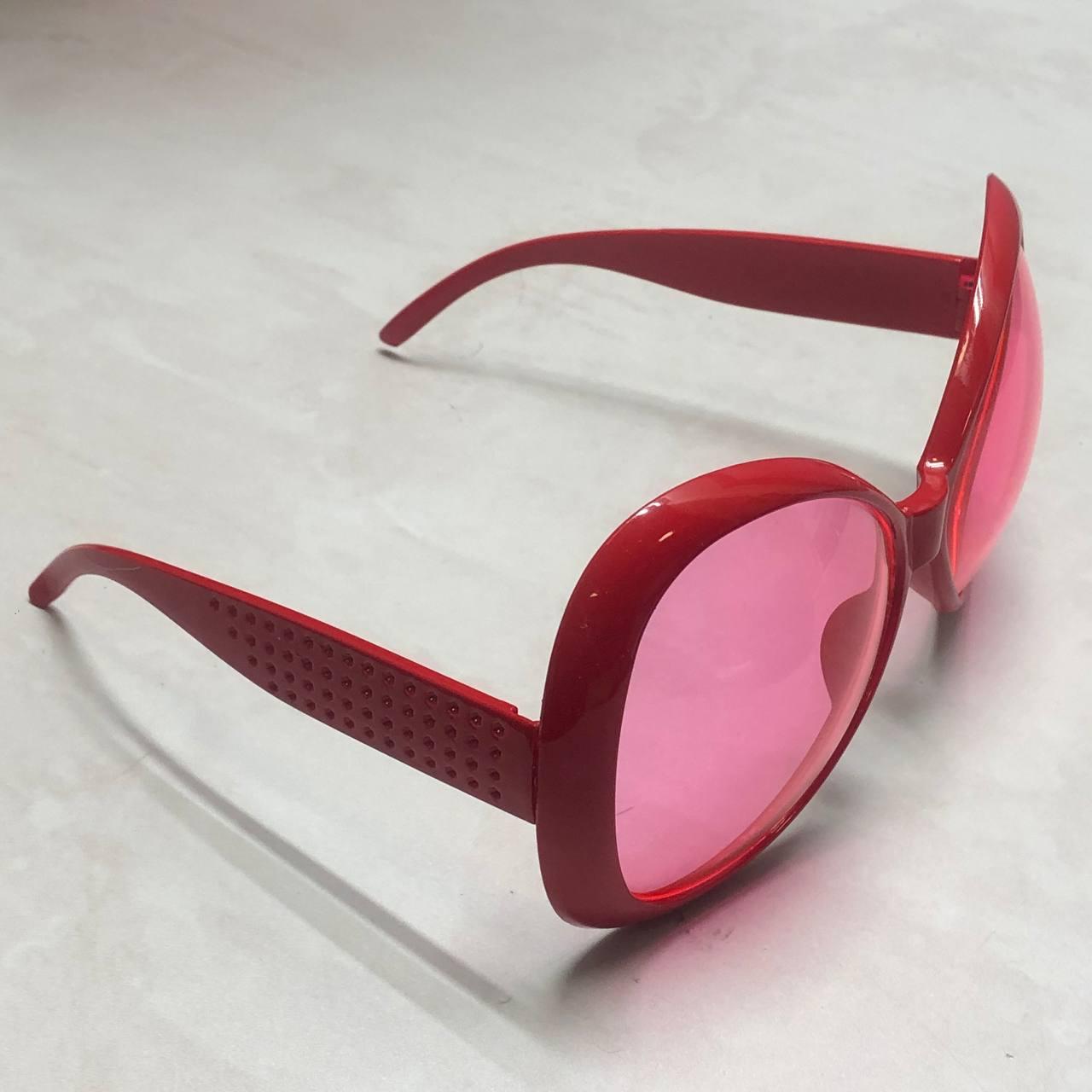 Большие очки стрекоза красные - фото 6 - id-p115579100