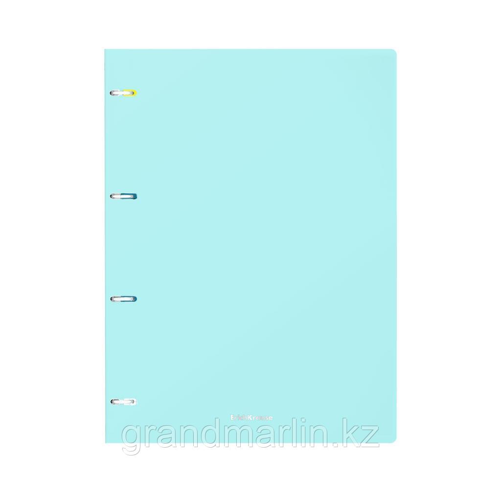 Тетрадь общая с пластиковой обложкой на кольцах ErichKrause Pastel Mint, А4, 80 листов, клетка - фото 1 - id-p115504923