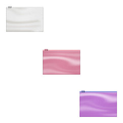 Zip-пакет пластиковый ErichKrause Glossy Candy, Card size, полупрозрачный, ассорти (в пакете по 12 ш