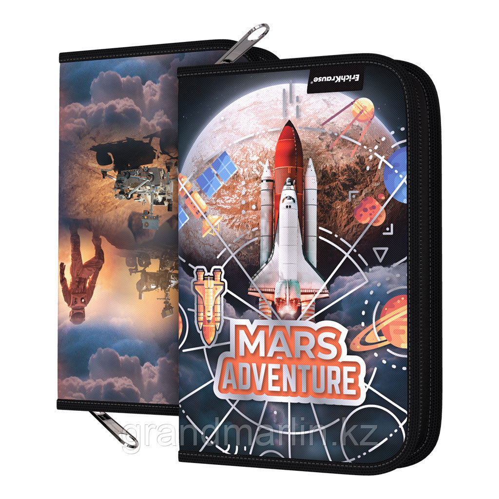 Пенал-книжка без наполнения ErichKrause 135x205x30мм Mars Adventure