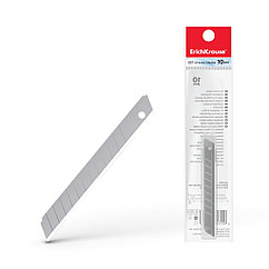 Лезвия ErichKrause для канцелярского ножа, 9мм (в пакете по 10 шт.)