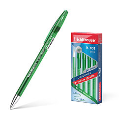 Ручка гелевая ErichKrause R-301 Gel Stick Original  0.5, цвет чернил зеленый (в коробке по 12 штук)