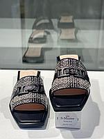 Женские кожаные шлепанцы. Летняя женская обувь 2024., фото 3