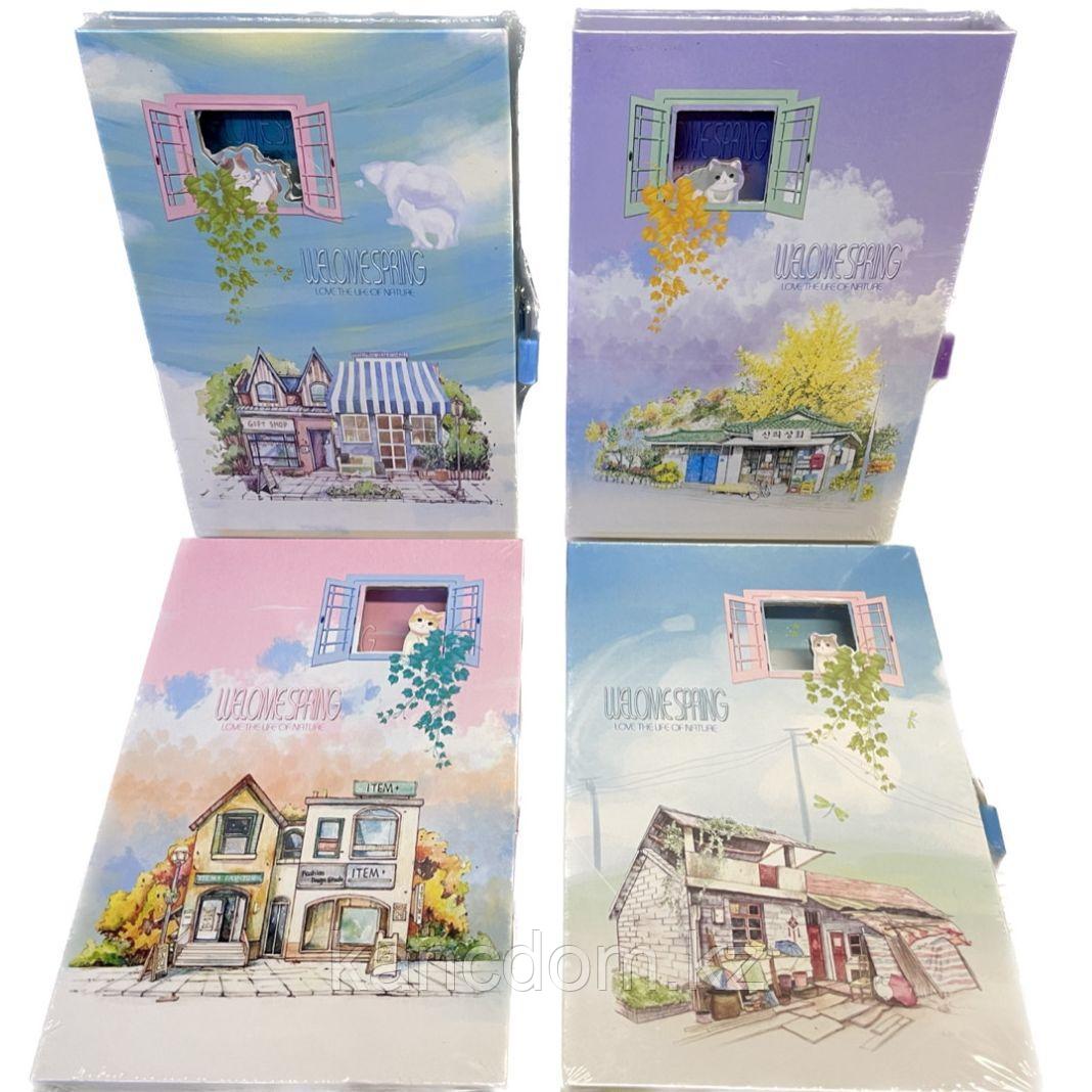 Блокнот-Анкета А5 на ключ в боксе "Welcome spring" 48л. YH32K-B0387
