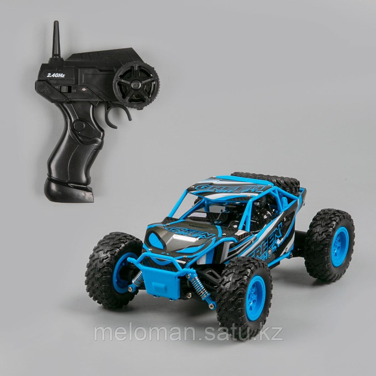 Радиоуправляемая машинка Багги на пульте управления, полноприводный 4WD, синий, 1:24 - фото 6 - id-p115581186