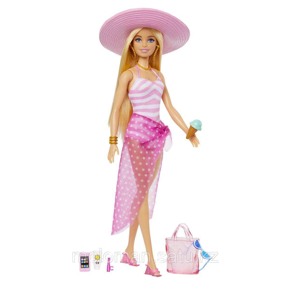 Barbie: Core Dolls. Кукла в пляжном образе - фото 4 - id-p115581299