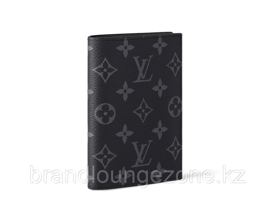Обложка для паспорта Louis Vuitton серого цвета монограмм - фото 1 - id-p111242523