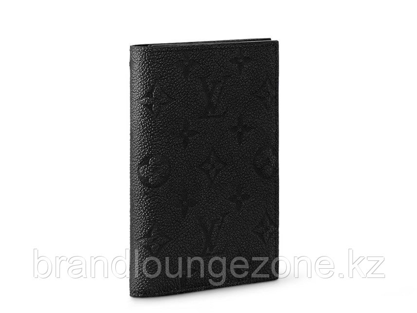 Обложка для паспорта Louis Vuitton черного цвета для мужчин - фото 1 - id-p115582224