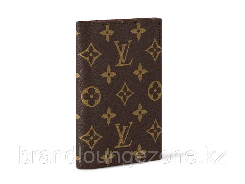 Обложка для паспорта Louis Vuitton коричневого цвета монограмм в клетку - фото 1 - id-p115582259