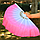 Веер вейла для танцев розовый 2 шт пластик, фото 4