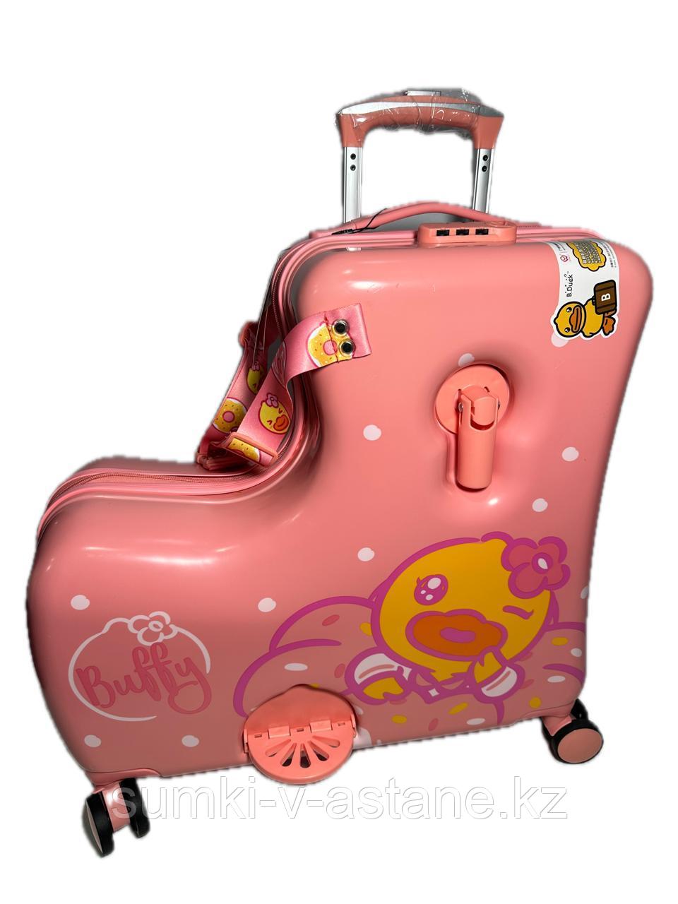 Детский дорожный чемодан на колёсах, каталка, 3-6 лет. Высота 55 см, ширина 53 см, глубина 23 см. - фото 3 - id-p113751572