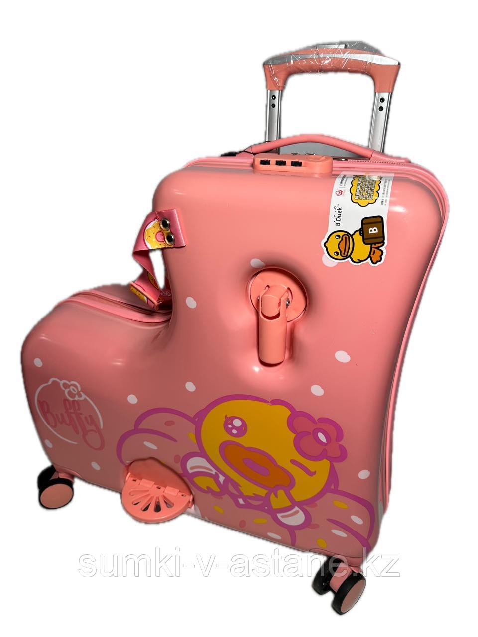 Детский дорожный чемодан на колёсах, каталка, 3-6 лет. Высота 55 см, ширина 53 см, глубина 23 см. - фото 8 - id-p113751572