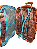 Большой пластиковый дорожный чемодан на 4-х колёсахAmbassador (высота 79 см, ширина 49 см, глубина 29 см), фото 10