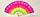 Веер вейла для танцев разноцветный 2 шт, фото 2